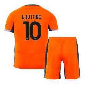 Baby Fußballbekleidung Inter Milan Lautaro Martinez #10 3rd Trikot 2023-24 Kurzarm (+ kurze hosen)